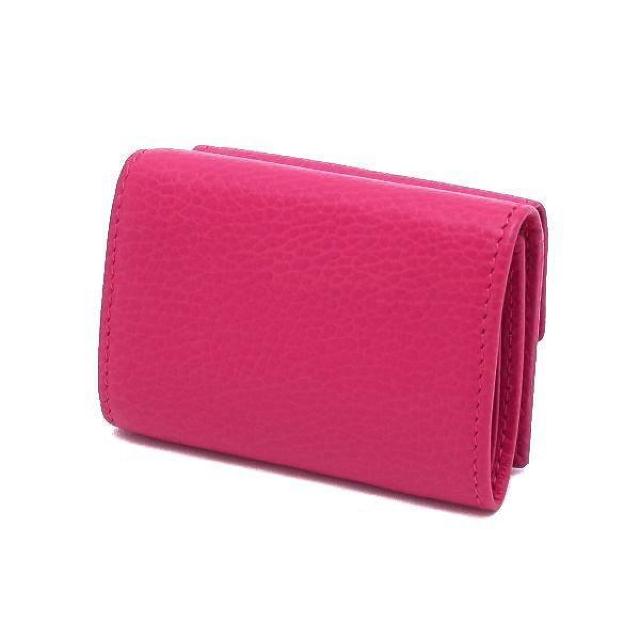 ◆ 本物 新品同様 ◆ GUCCI グッチ スモール 3つ折り財布 コンパクト レザー ピンク 保存袋 箱 人気 523277 < ブランド  ◆ 本物 新品同様 ◆ GUCCI グッチ スモール 3つ折り財布 コンパクト レザー ピンク 保存袋 箱 人気 523277 < ブランドの