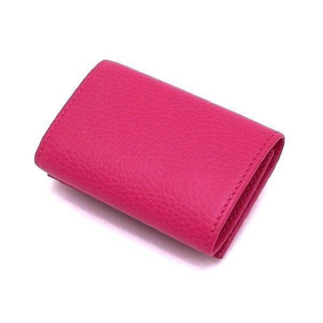 ◆ 本物 新品同様 ◆ GUCCI グッチ スモール 3つ折り財布 コンパクト レザー ピンク 保存袋 箱 人気 523277 < ブランド  ◆ 本物 新品同様 ◆ GUCCI グッチ スモール 3つ折り財布 コンパクト レザー ピンク 保存袋 箱 人気 523277 < ブランドの