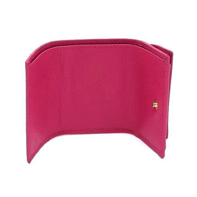 ◆ 本物 新品同様 ◆ GUCCI グッチ スモール 3つ折り財布 コンパクト レザー ピンク 保存袋 箱 人気 523277 < ブランド  ◆ 本物 新品同様 ◆ GUCCI グッチ スモール 3つ折り財布 コンパクト レザー ピンク 保存袋 箱 人気 523277 < ブランドの