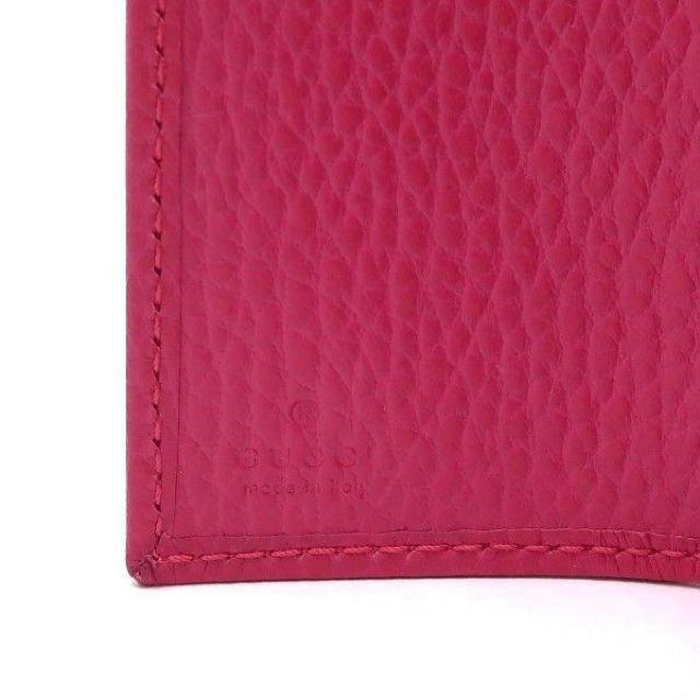 ◆ 本物 新品同様 ◆ GUCCI グッチ スモール 3つ折り財布 コンパクト レザー ピンク 保存袋 箱 人気 523277 < ブランド  ◆ 本物 新品同様 ◆ GUCCI グッチ スモール 3つ折り財布 コンパクト レザー ピンク 保存袋 箱 人気 523277 < ブランドの