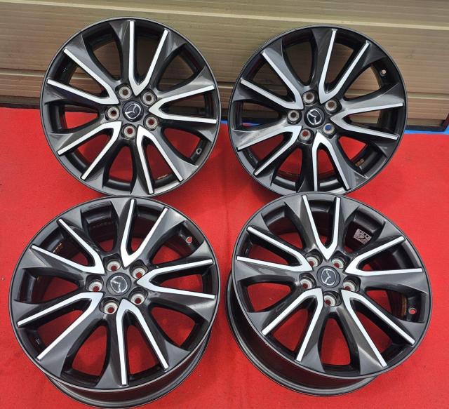 MAZDA マツダ CX-3 純正 18インチ7J+50 5H PCD114.3 ハブ径:約67mmホイールのみ4本セツトCX-3 < 自動車/バイク MAZDA マツダ CX-3 純正 18インチ7J+50 5H PCD114.3 ハブ径:約67mmホイールのみ4本セツトCX-3 < 自動車/バイク