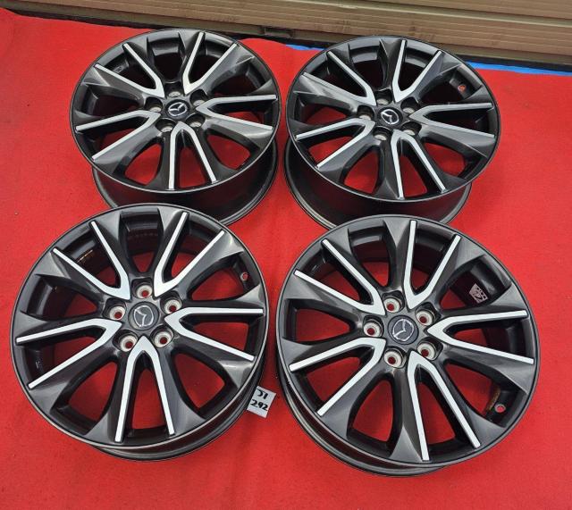 MAZDA マツダ CX-3 純正 18インチ7J+50 5H PCD114.3 ハブ径:約67mmホイールのみ4本セツトCX-3 < 自動車/バイク MAZDA マツダ CX-3 純正 18インチ7J+50 5H PCD114.3 ハブ径:約67mmホイールのみ4本セツトCX-3 < 自動車/バイク