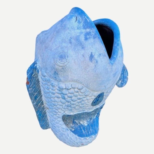 大きな 陶器 魚 置物 傘立て 花入れ オブジェ インテリア ガーデニング 花瓶 縁起物 工芸品 美術品 園芸 ガーデニング 花器 < インテリア/ライフ  大きな 陶器 魚 置物 傘立て 花入れ オブジェ インテリア ガーデニング 花瓶 縁起物 工芸品 美術品 園芸 ガーデニング 花器 < インテリア/ライフの