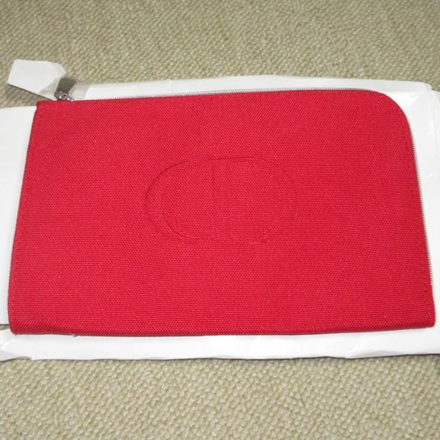 未使用☆DIORディオール*ノベルティポーチ(レッド系) < ブランド  未使用☆DIORディオール*ノベルティポーチ(レッド系) < ブランドの