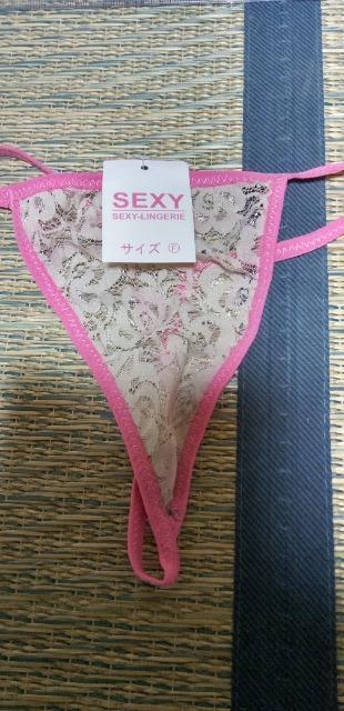 訳あり ショッキングピンクライン後ろ紐状 透けベージュTバック F < 女性ファッション  訳あり ショッキングピンクライン後ろ紐状 透けベージュTバック F  < 女性ファッションの