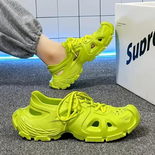 �����X2290�~���j���Ə����̃X�^�C���b�V���ȃr�[�`�T���_���Ń��[�X�����f�U�C���������ŁA�����EVA�f�� 26.5cm ���@k9 �� �j���t�@�b�V������ 
