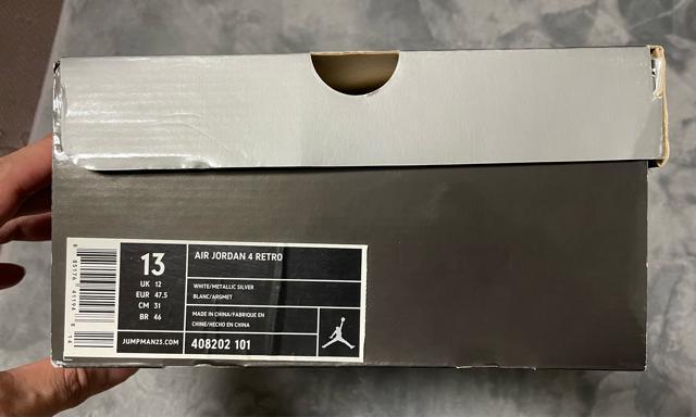 新品 AIR JORDAN 4 RETRO 101 カラー Silver Anniversary Collection  US13 < ブランド  新品 AIR JORDAN 4 RETRO 101 カラー Silver Anniversary Collection  US13 < ブランドの