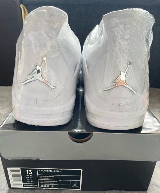 新品 AIR JORDAN 4 RETRO 101 カラー Silver Anniversary Collection  US13 < ブランド  新品 AIR JORDAN 4 RETRO 101 カラー Silver Anniversary Collection  US13 < ブランドの