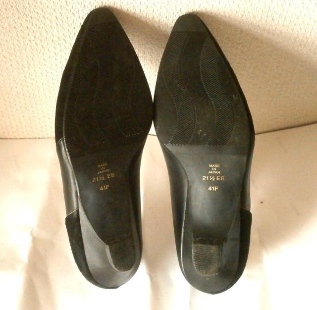 ◆GINZA DIANA パンプス ブラック 中古品 レディース サイズ21 1/2 < 女性ファッション  ◆GINZA DIANA パンプス ブラック 中古品 レディース サイズ21 1/2 < 女性ファッションの