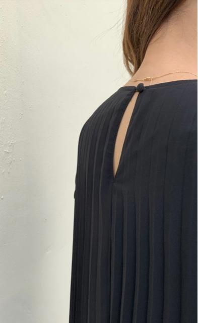 birthdaybashBBバースデーバッシュクルーネックロングプリーツドレスLSサイズシアーマキシロングワンピースブラック黒 < 女性ファッション birthdaybashBBバースデーバッシュクルーネックロングプリーツドレスLSサイズシアーマキシロングワンピースブラック黒 < 女性ファッションの