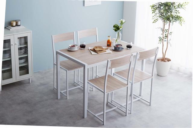 【送料無料】幅110cmテーブル+チェア4脚 ダイニングテーブルセット 【5点セット】 < インテリア/ライフ 【送料無料】幅110cmテーブル+チェア4脚 ダイニングテーブルセット 【5点セット】 < インテリア/ライフの