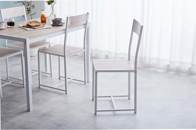 【送料無料】幅110cmテーブル+チェア4脚 ダイニングテーブルセット 【5点セット】 < インテリア/ライフ 【送料無料】幅110cmテーブル+チェア4脚 ダイニングテーブルセット 【5点セット】 < インテリア/ライフの