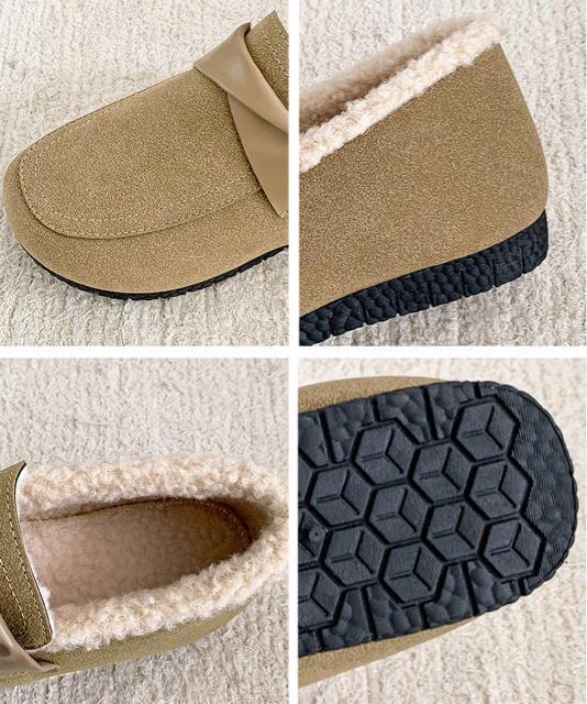 送料無料 新品 ファーモカシンシューズ レディース裏起毛 < 女性ファッション  送料無料 新品 ファーモカシンシューズ レディース裏起毛 < 女性ファッションの