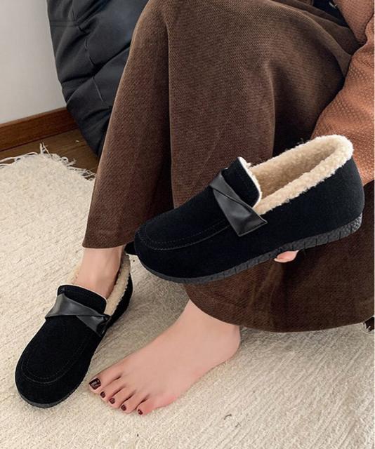 送料無料 新品 ファーモカシンシューズ レディース裏起毛 < 女性ファッション  送料無料 新品 ファーモカシンシューズ レディース裏起毛 < 女性ファッションの