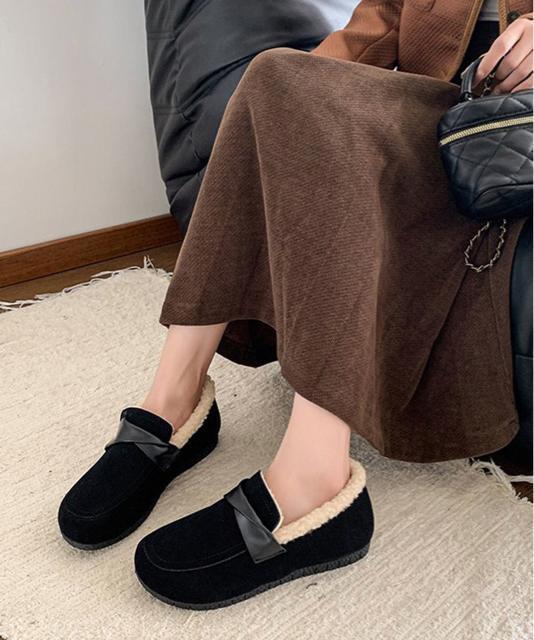 送料無料 新品 ファーモカシンシューズ レディース裏起毛 < 女性ファッション  送料無料 新品 ファーモカシンシューズ レディース裏起毛 < 女性ファッションの