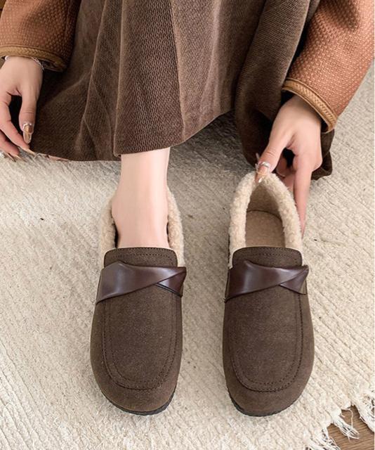 送料無料 新品 ファーモカシンシューズ レディース裏起毛 < 女性ファッション  送料無料 新品 ファーモカシンシューズ レディース裏起毛 < 女性ファッションの