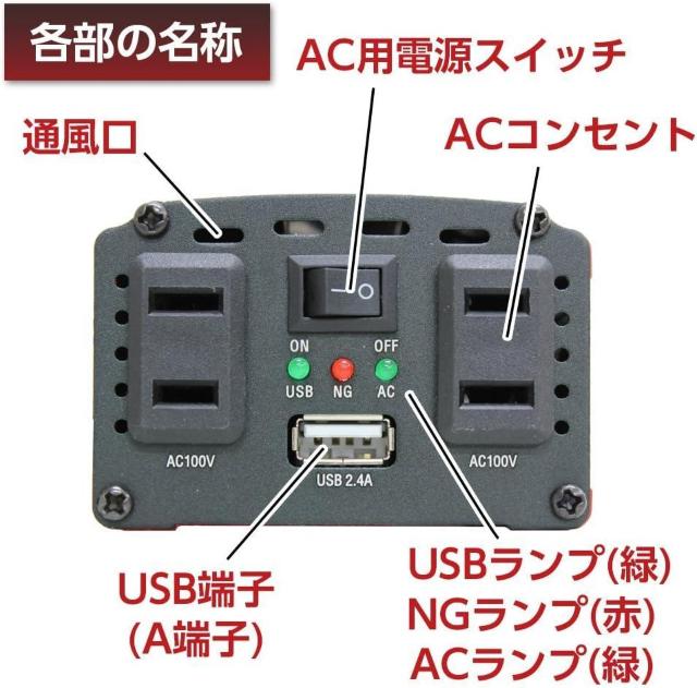ebN ԍڗp Co[^[ 2way(USB&RZg) DC24V RZg2120W  /oCN
