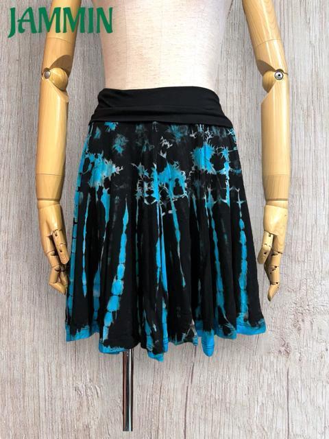 タイダイストレッチスカート アジアン エスニック ヒッピー サイケ スカート < 女性ファッション タイダイストレッチスカート アジアン エスニック ヒッピー サイケ スカート < 女性ファッションの