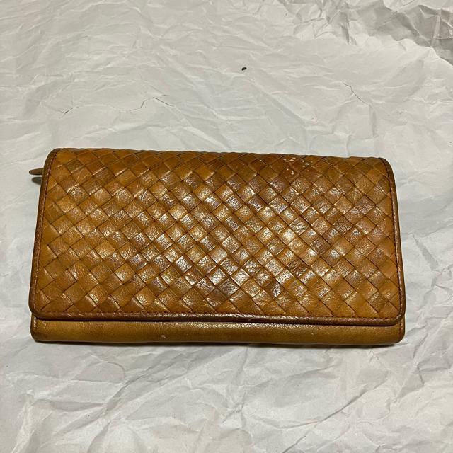 【ノーブランド扱い】【本革の香り漂う】〈大人のメッシュデザイン〉 長財布 < 女性ファッション 【ノーブランド扱い】【本革の香り漂う】〈大人のメッシュデザイン〉 長財布 < 女性ファッションの