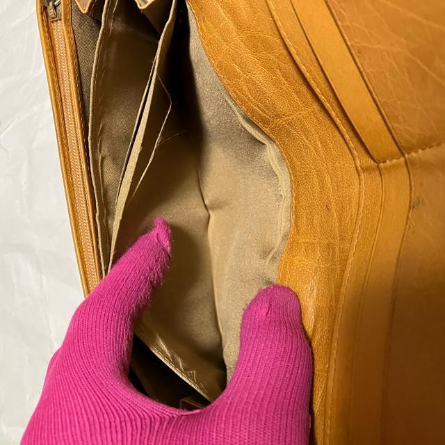 【ノーブランド扱い】【本革の香り漂う】〈大人のメッシュデザイン〉 長財布 < 女性ファッション 【ノーブランド扱い】【本革の香り漂う】〈大人のメッシュデザイン〉 長財布 < 女性ファッションの