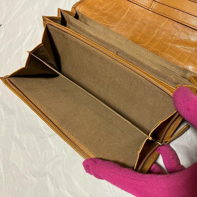 【ノーブランド扱い】【本革の香り漂う】〈大人のメッシュデザイン〉 長財布 < 女性ファッション 【ノーブランド扱い】【本革の香り漂う】〈大人のメッシュデザイン〉 長財布 < 女性ファッションの