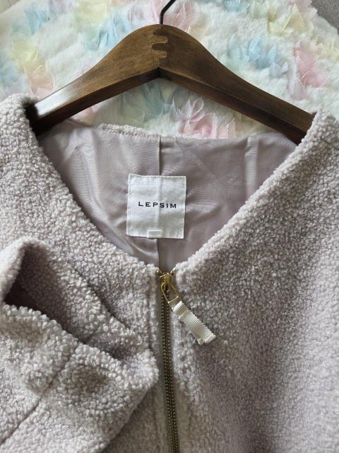 LEPSIMコート★ライトブラウンのボアコート < ブランド LEPSIMコート★ライトブラウンのボアコート < ブランドの
