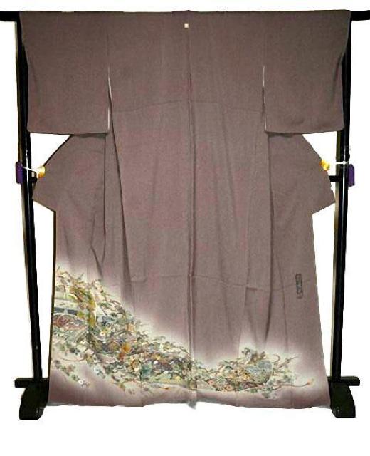 色留袖 中古 最高峰 未使用品 日本画家 着物作家 彩天目織 霜鳥忍 特許染織 1つ紋 身丈167cm 裄丈67cm T3680 < 女性ファッション 色留袖 中古 最高峰 未使用品 日本画家 着物作家 彩天目織 霜鳥忍 特許染織 1つ紋 身丈167cm 裄丈67cm T3680 < 女性ファッションの