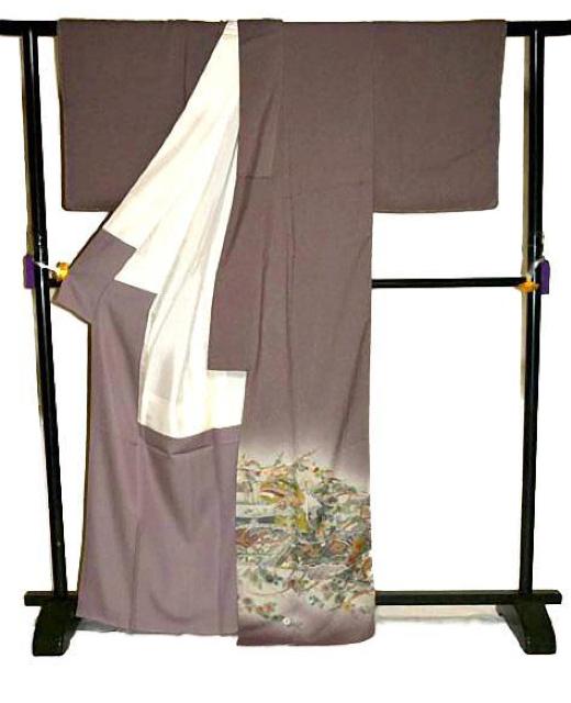 色留袖 中古 最高峰 未使用品 日本画家 着物作家 彩天目織 霜鳥忍 特許染織 1つ紋 身丈167cm 裄丈67cm T3680 < 女性ファッション 色留袖 中古 最高峰 未使用品 日本画家 着物作家 彩天目織 霜鳥忍 特許染織 1つ紋 身丈167cm 裄丈67cm T3680 < 女性ファッションの