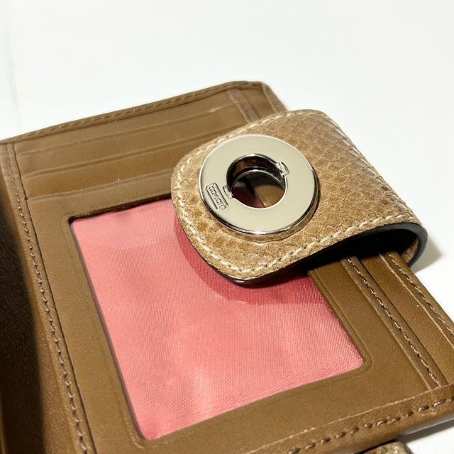COACH コーチ シグネチャー 二つ折り ターンロック 財布 キャンバス レザー ベージュ ブラウン < ブランド COACH コーチ シグネチャー 二つ折り ターンロック 財布 キャンバス レザー ベージュ ブラウン < ブランドの