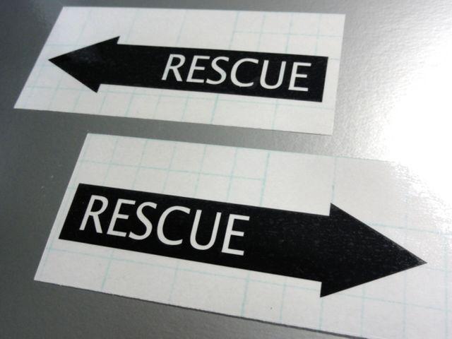 ∇レスキューアローステッカー左右set LLサイズ∇空軍自衛隊USAF < 自動車/バイク ∇レスキューアローステッカー左右set LLサイズ∇空軍自衛隊USAF < 自動車/バイク