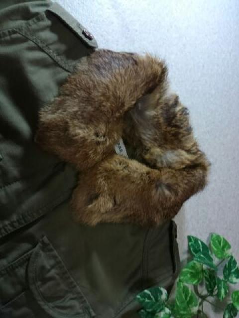 *PAR ICI* ラビットフアー付 カーキ ジャケット F < ブランド *PAR ICI* ラビットフアー付 カーキ ジャケット F < ブランドの