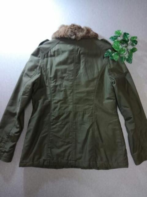 *PAR ICI* ラビットフアー付 カーキ ジャケット F < ブランド *PAR ICI* ラビットフアー付 カーキ ジャケット F < ブランドの