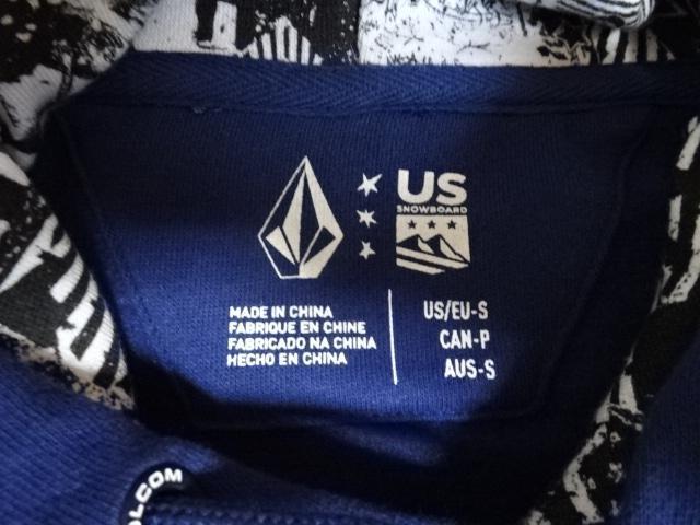 ボルコム x TEAM USAスノーボード プルオーバーパーカーUS S 紺 < 男性ファッション  ボルコム x TEAM USAスノーボード プルオーバーパーカーUS S 紺 < 男性ファッションの