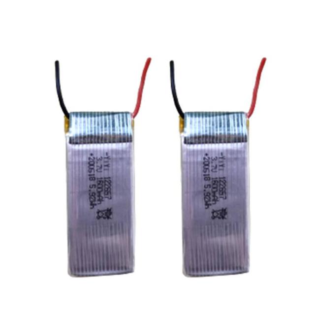 ドローン 汎用バッテリー 2本セット 3.7V 1600mAh #106 < ホビー ドローン 汎用バッテリー 2本セット 3.7V 1600mAh #106 < ホビーの