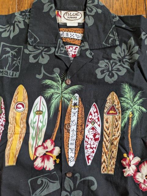 BLUE HAWAII アロハシャツ ハワイ製(USA) < 男性ファッション  BLUE HAWAII アロハシャツ ハワイ製(USA) < 男性ファッションの