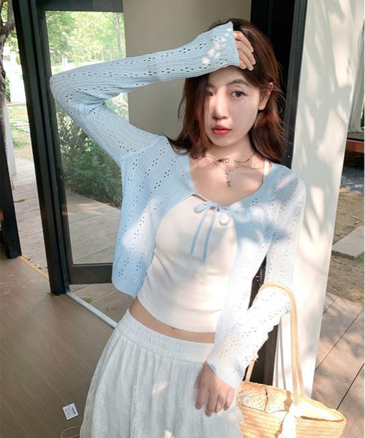 送料無料 新品 カーディガン 透かし編み レディース < 女性ファッション  送料無料 新品 カーディガン 透かし編み レディース < 女性ファッションの