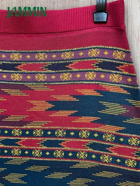 アジアン柄ニットスカート エスニック ヒッピー アジアン 個性派 ニットスカート < 女性ファッション アジアン柄ニットスカート エスニック ヒッピー アジアン 個性派 ニットスカート < 女性ファッションの