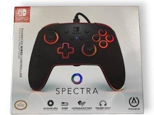 Switch Rg[[ sAi CgAbvRg[[  PowerA Spectra Enhanced Wired  Q[{/\tg 