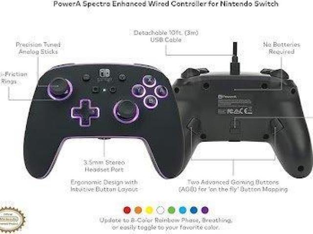 Switch Rg[[ sAi CgAbvRg[[  PowerA Spectra Enhanced Wired  Q[{/\tg 