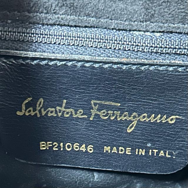 Salvatore Ferragamo BF210646 �h�J �X�G�[�h ���U�[ 2way �`�F�[�� �V�����_�[ �N���b�` �o�b�O �� �u�����h�� 
