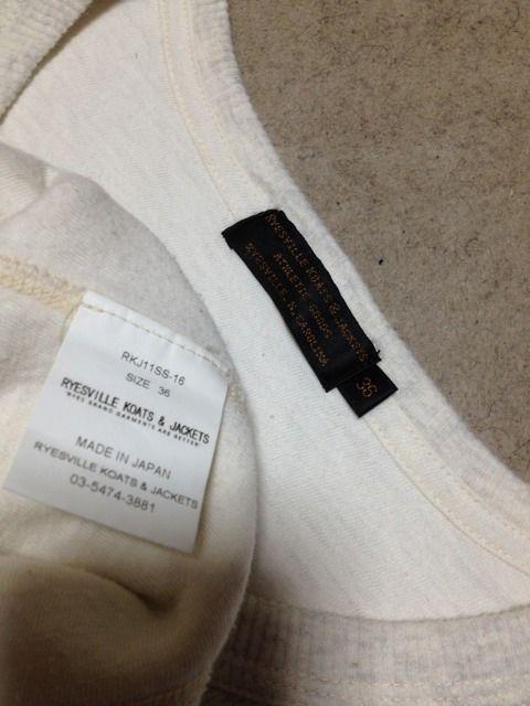 RYESVILLE KOATS&JACKETS ライズヴィル 長袖 コットンニット Sサイズ36 日本製 < 男性ファッション  RYESVILLE KOATS&JACKETS ライズヴィル 長袖 コットンニット Sサイズ36 日本製 < 男性ファッションの