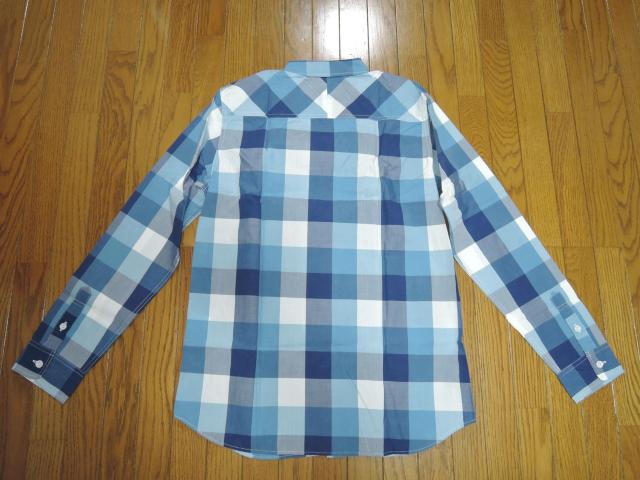 新品 ガイジンメイド GAIJIN MADE インディゴ染 チェックシャツ L 青系 長袖 薄手 ハリランHRM < ブランド 新品 ガイジンメイド GAIJIN MADE インディゴ染 チェックシャツ L 青系 長袖 薄手 ハリランHRM < ブランドの