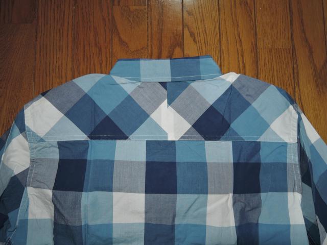 新品 ガイジンメイド GAIJIN MADE インディゴ染 チェックシャツ L 青系 長袖 薄手 ハリランHRM < ブランド 新品 ガイジンメイド GAIJIN MADE インディゴ染 チェックシャツ L 青系 長袖 薄手 ハリランHRM < ブランドの