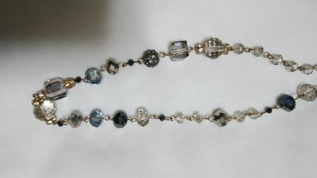 モンタナ/ブラックダイヤ/黒系/ロンデル使い2連ネックレス◆ゴシック/モノトーン系即決 < 女性アクセサリー/時計 モンタナ/ブラックダイヤ/黒系/ロンデル使い2連ネックレス◆ゴシック/モノトーン系即決 < 女性アクセサリー/時計の