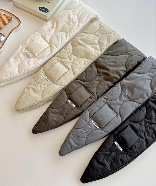 送料無料 新品 キルティングダウン マフラー スヌード < 女性ファッション  送料無料 新品 キルティングダウン マフラー スヌード < 女性ファッションの