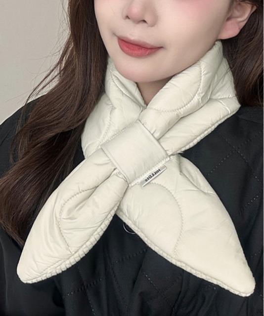 送料無料 新品 キルティングダウン マフラー スヌード < 女性ファッション  送料無料 新品 キルティングダウン マフラー スヌード < 女性ファッションの
