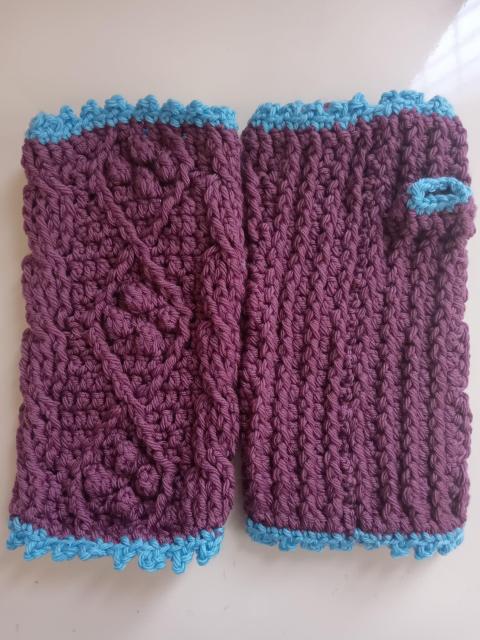 ハンドウォーマー(紫×青)男性用 < ペット/手芸/園芸  ハンドウォーマー(紫×青)男性用  < ペット/手芸/園芸の