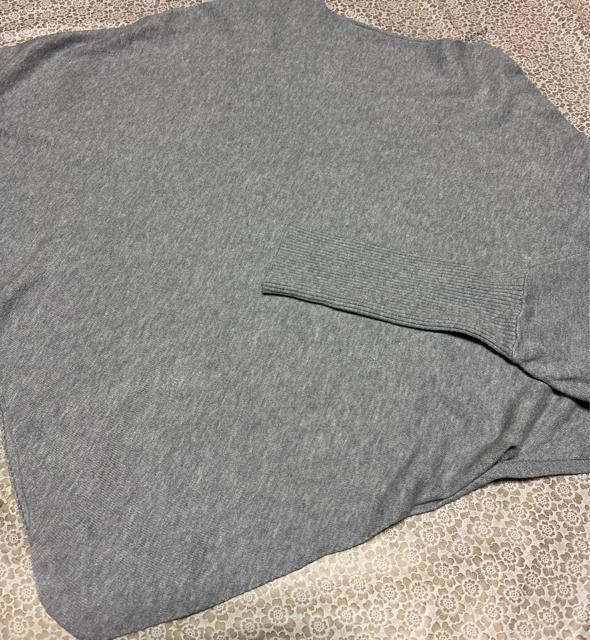 ニットセーター ドルマン ゆったり 裾不規則 ライトグレー 大きいサイズ < 女性ファッション ニットセーター ドルマン ゆったり 裾不規則 ライトグレー 大きいサイズ < 女性ファッションの