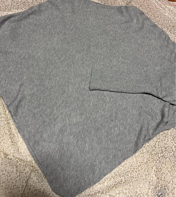 ニットセーター ドルマン ゆったり 裾不規則 ライトグレー 大きいサイズ < 女性ファッション ニットセーター ドルマン ゆったり 裾不規則 ライトグレー 大きいサイズ < 女性ファッションの