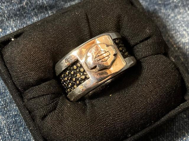 harley davidson �n�[���[�_�r�b�h�\���@�����O�@�w�ց@�V���o�[�@925 �G�C�v�@�X�e�B���O���C�@�����Y�@���f�B�[�X  �� �j���A�N�Z�T���[/���v�� 